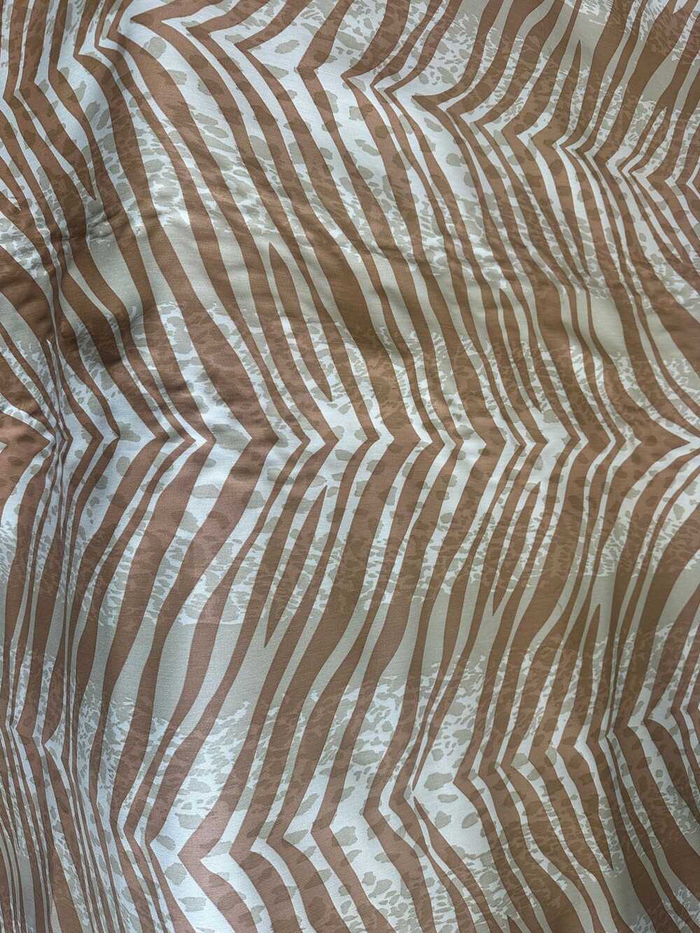 Upholstery Drapery Zebra & Leopard Print Hand Screen Print Canvas 54" Fabric